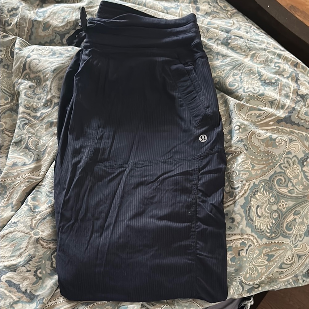 Lululemon Athletica Blue Midi Pencil Skirt